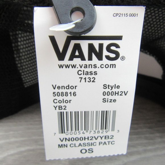 Vans Classic Patch Trucker Snapback Hat Cap UNISEX OS NEW - Picture 11 of 12